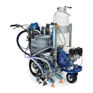 Graco LineLazer V 200DC HP Reflective Series Petrol Hydraulic Airless Line Striper, 2 Auto Guns, 1 Tank